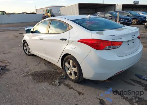 2013 Hyundai Elantra Gls from USA, damaged, VIN 5NPDH4AE8DH362565